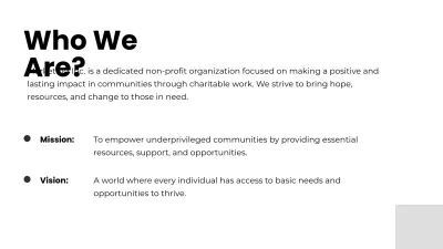 Free Non-Profit Presentation Template to Edit Online