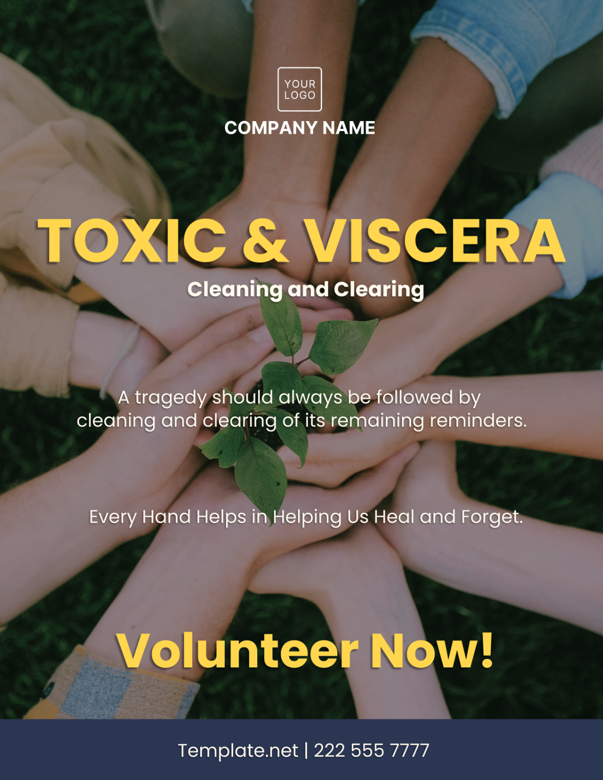 Non-Profit Volunteer Flyer Template