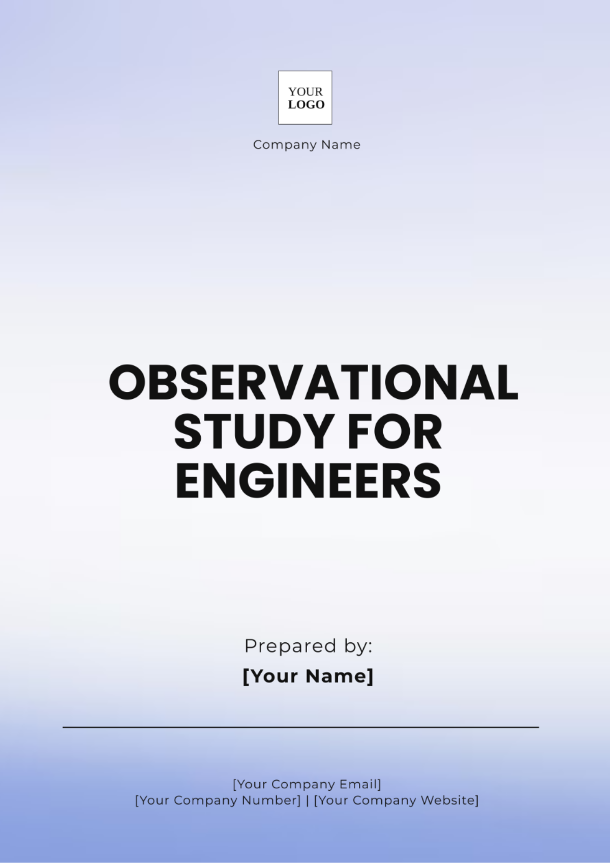 Observational Study for Engineers Template - Edit Online & Download