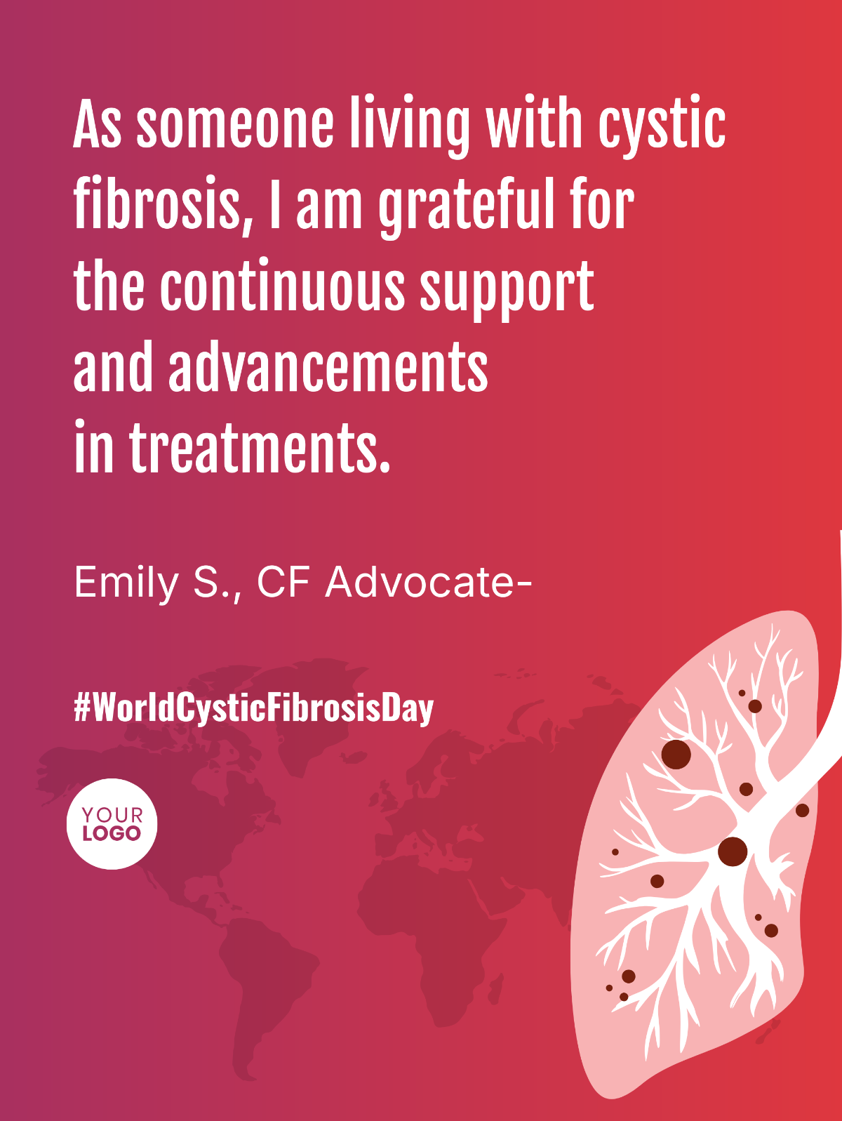 World Cystic Fibrosis Day Template - Edit Online & Download