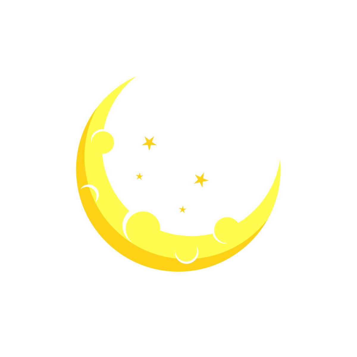 Editable Moon Clipart