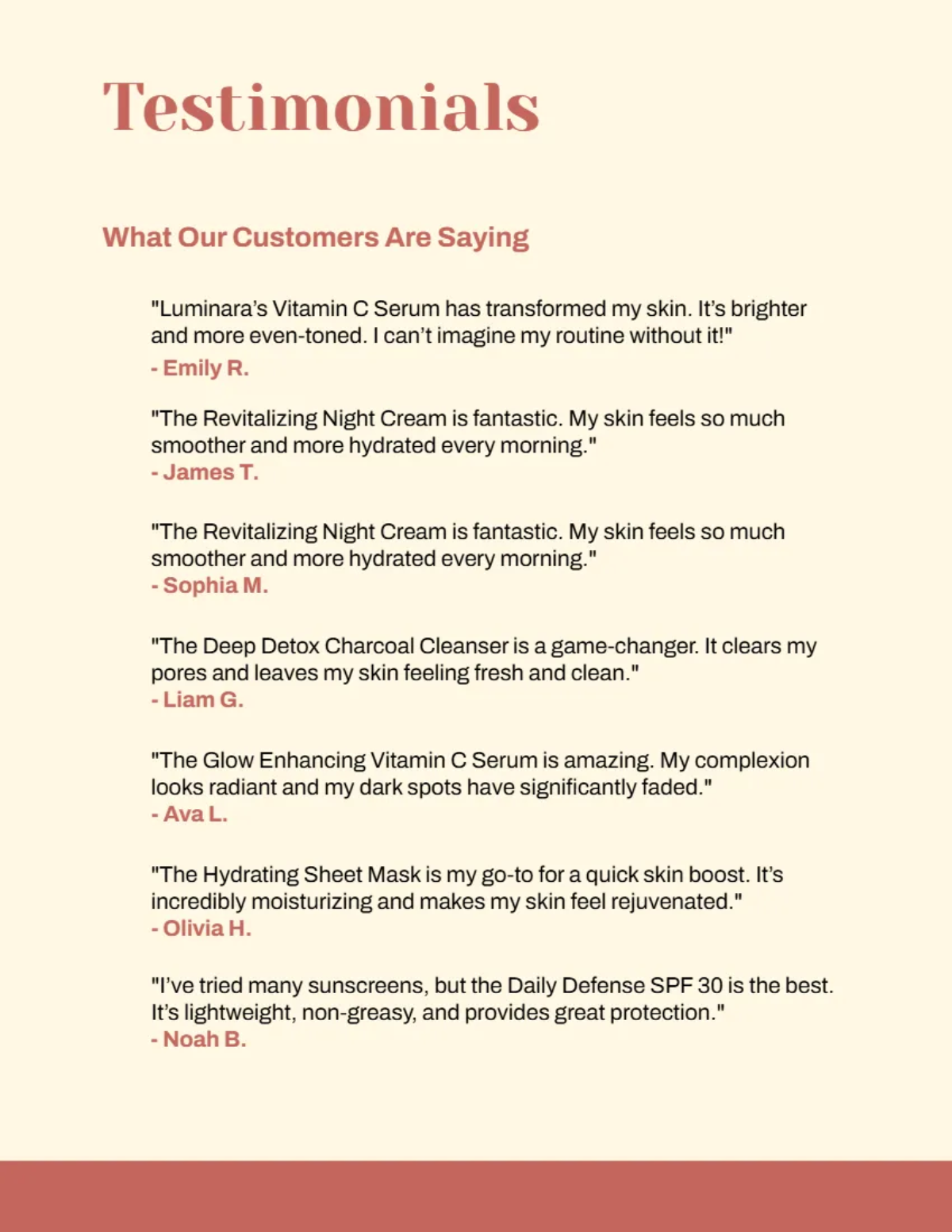 Free Product Portfolio Template to Edit Online Free Product Portfolio Template to Edit Online