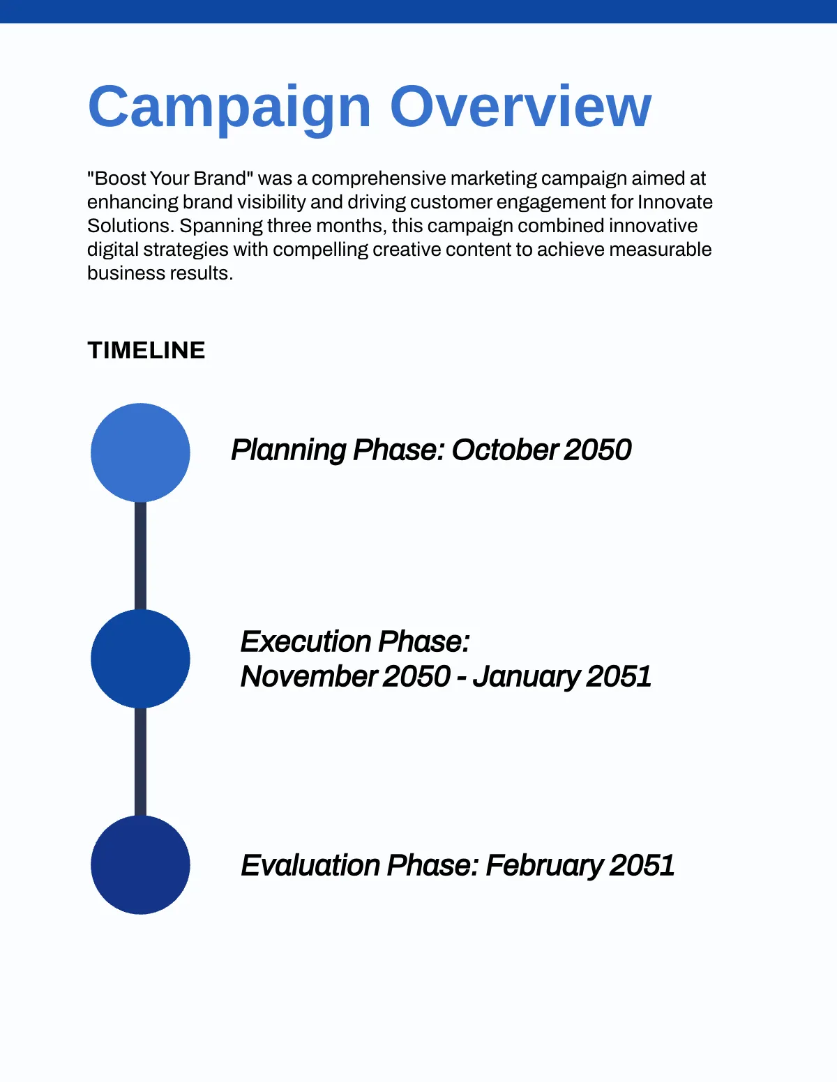 Free Campaign Portfolio Template to Edit Online