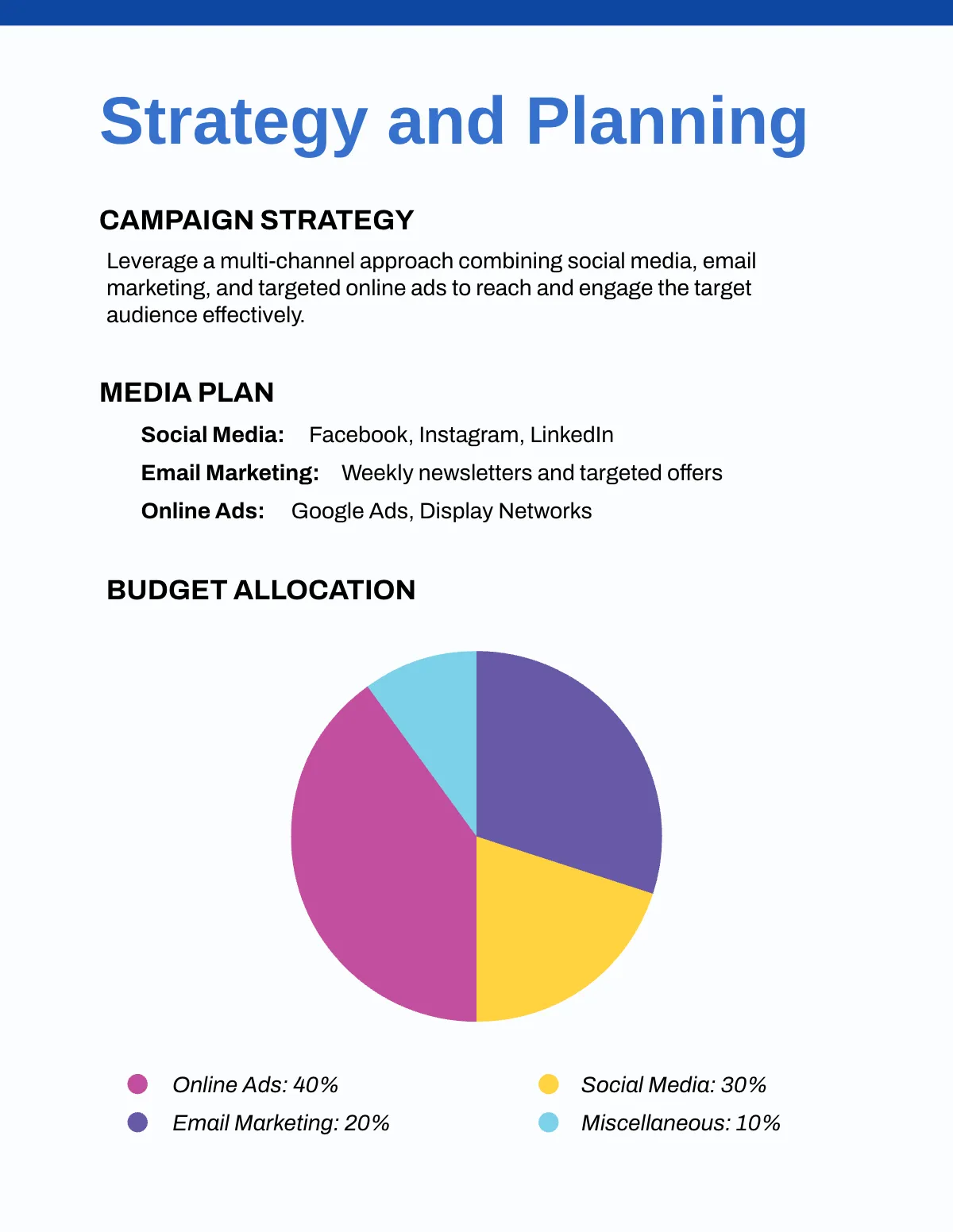 Free Campaign Portfolio Template to Edit Online