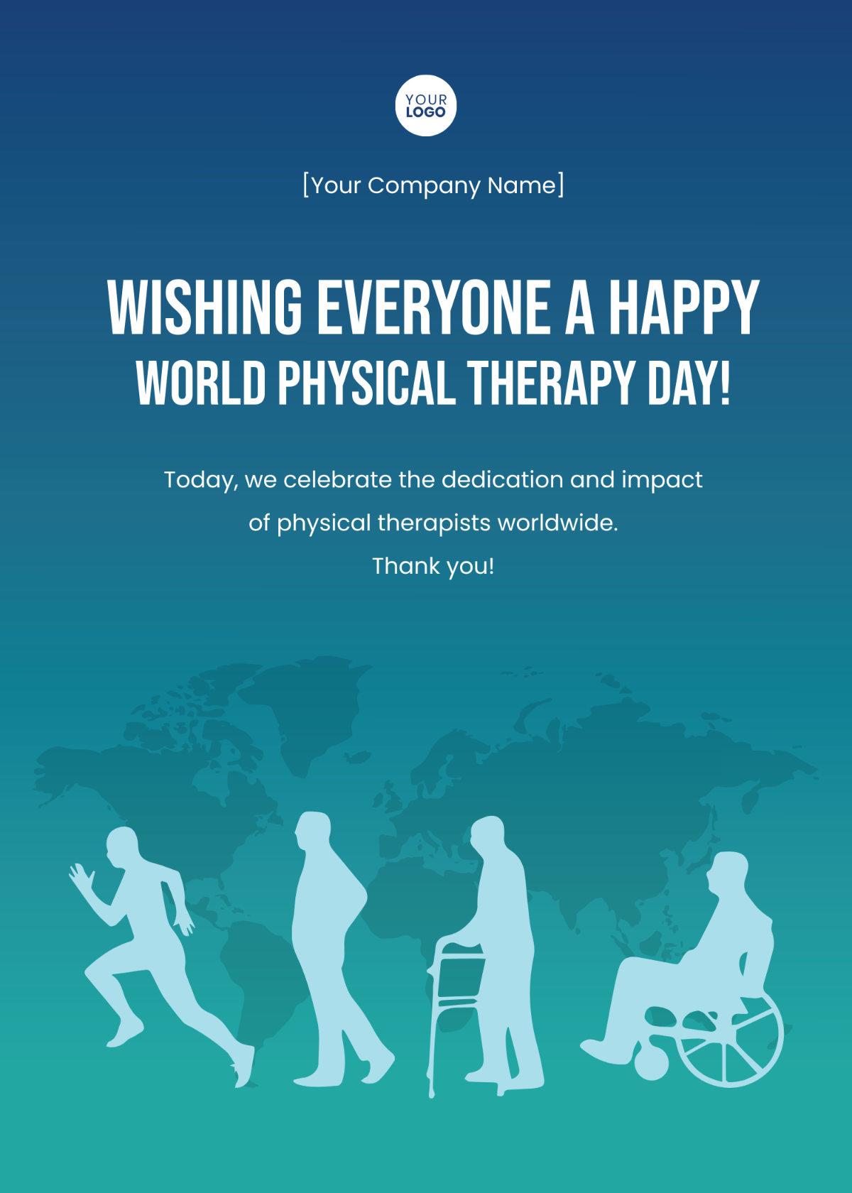 World Physical Therapy Day Wishes Template - Edit Online & Download