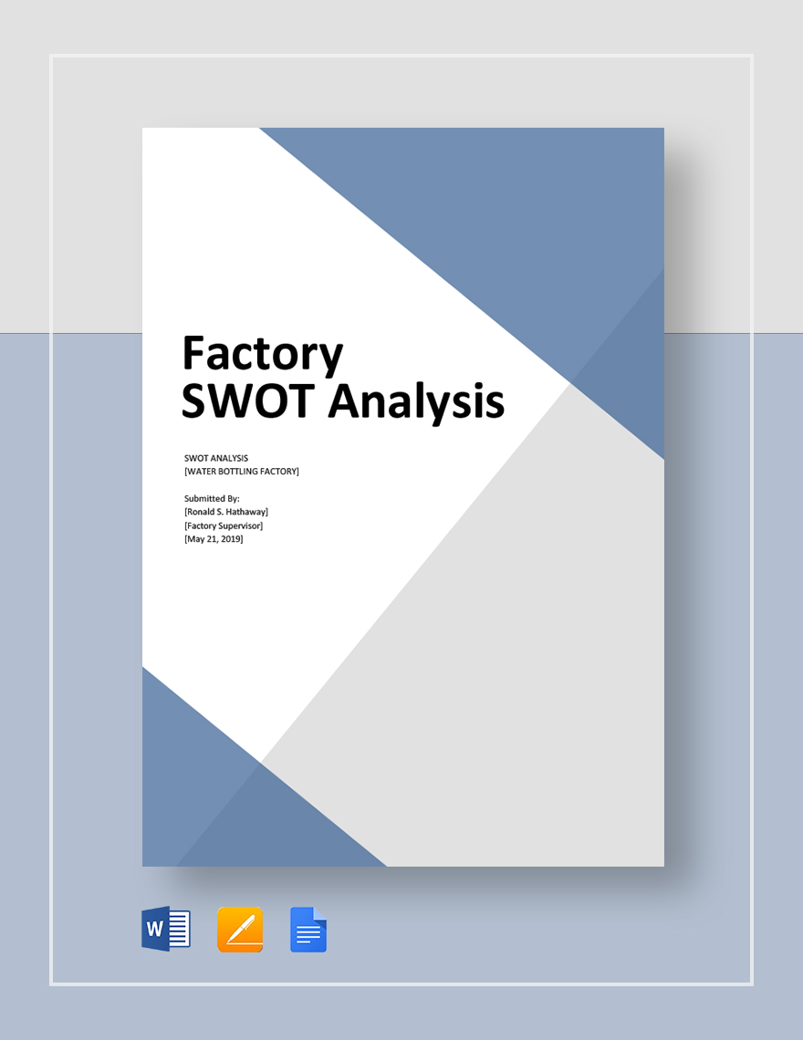 Factory swot analysis