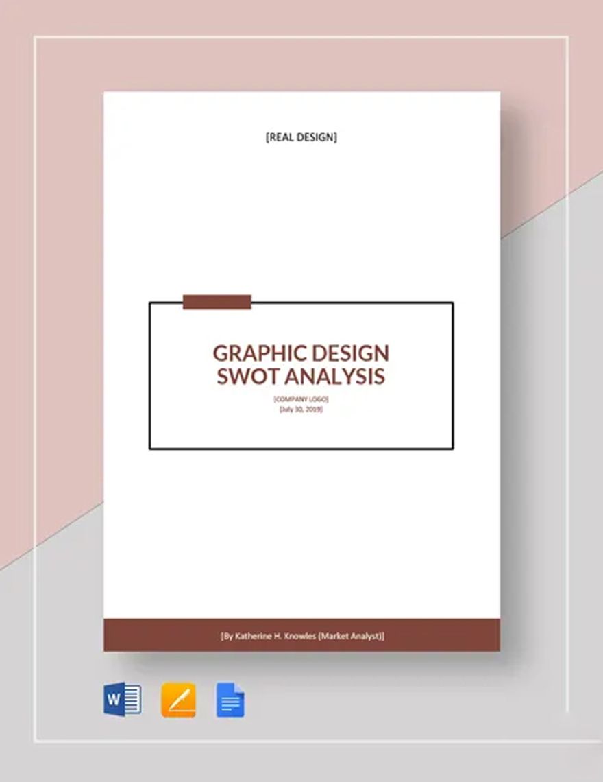 Graphic Design Swot Analysis Template
