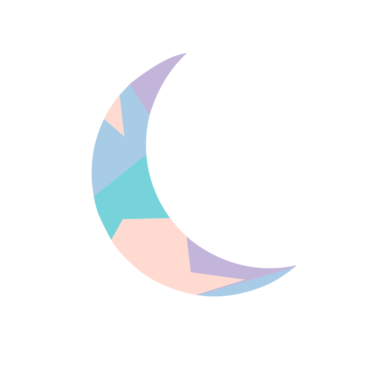 Abstract Moon Clipart