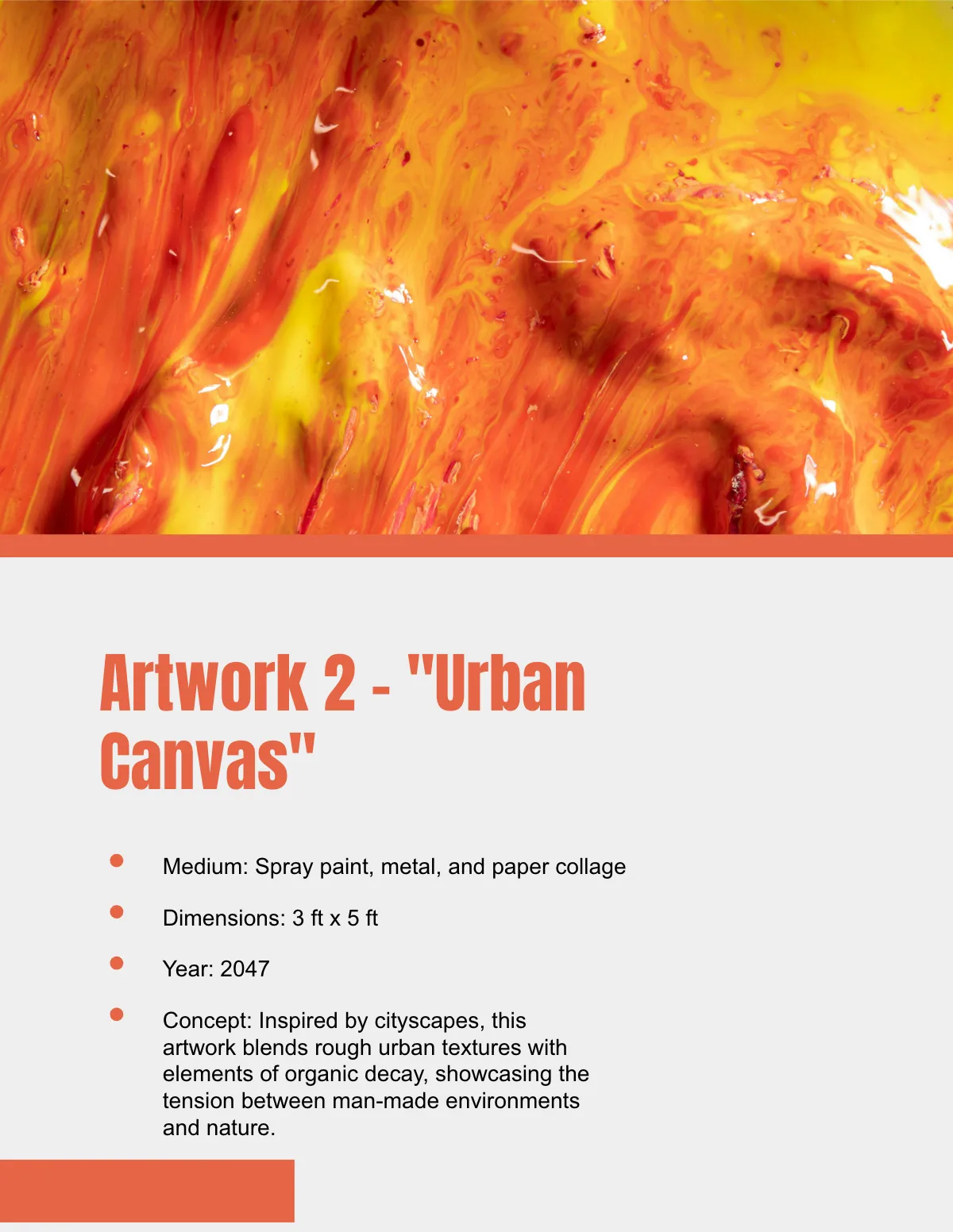 Free Mixed Media Portfolio Template to Edit Online