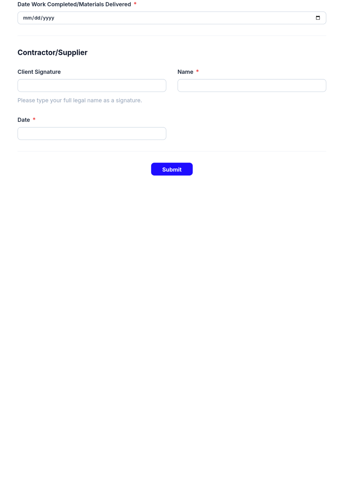 Free Construction Lien Form Template & AI Construction Lien Form Maker