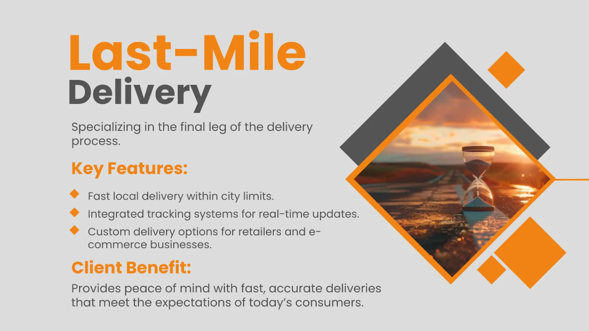 Free Transport Presentation Template to Edit Online