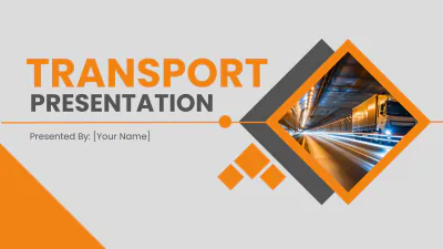 Free Transport Presentation Template to Edit Online