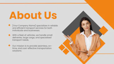 Free Transport Presentation Template to Edit Online