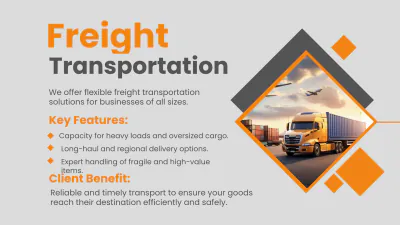 Free Transport Presentation Template to Edit Online