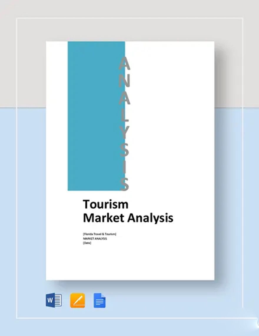 Tourism Market Analysis Template in Word, Google Docs, Apple Pages