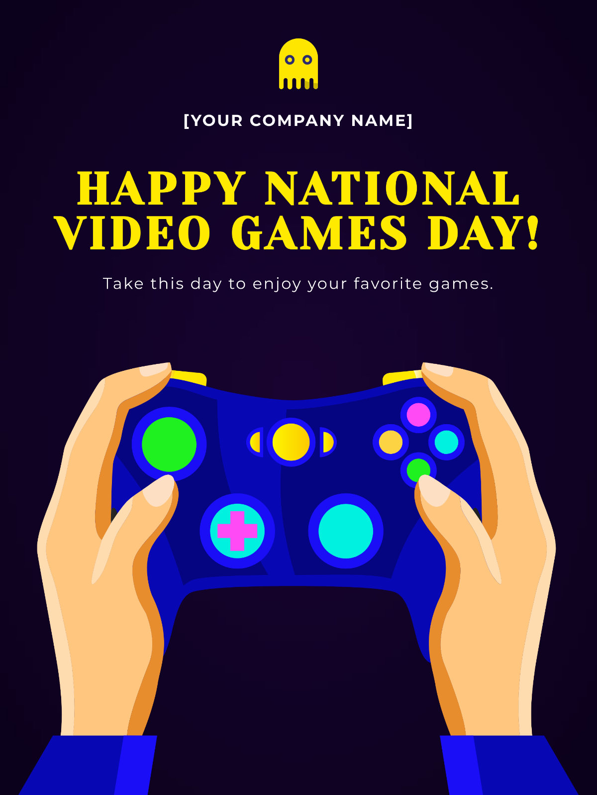 National Video Games Day Template - Edit Online & Download