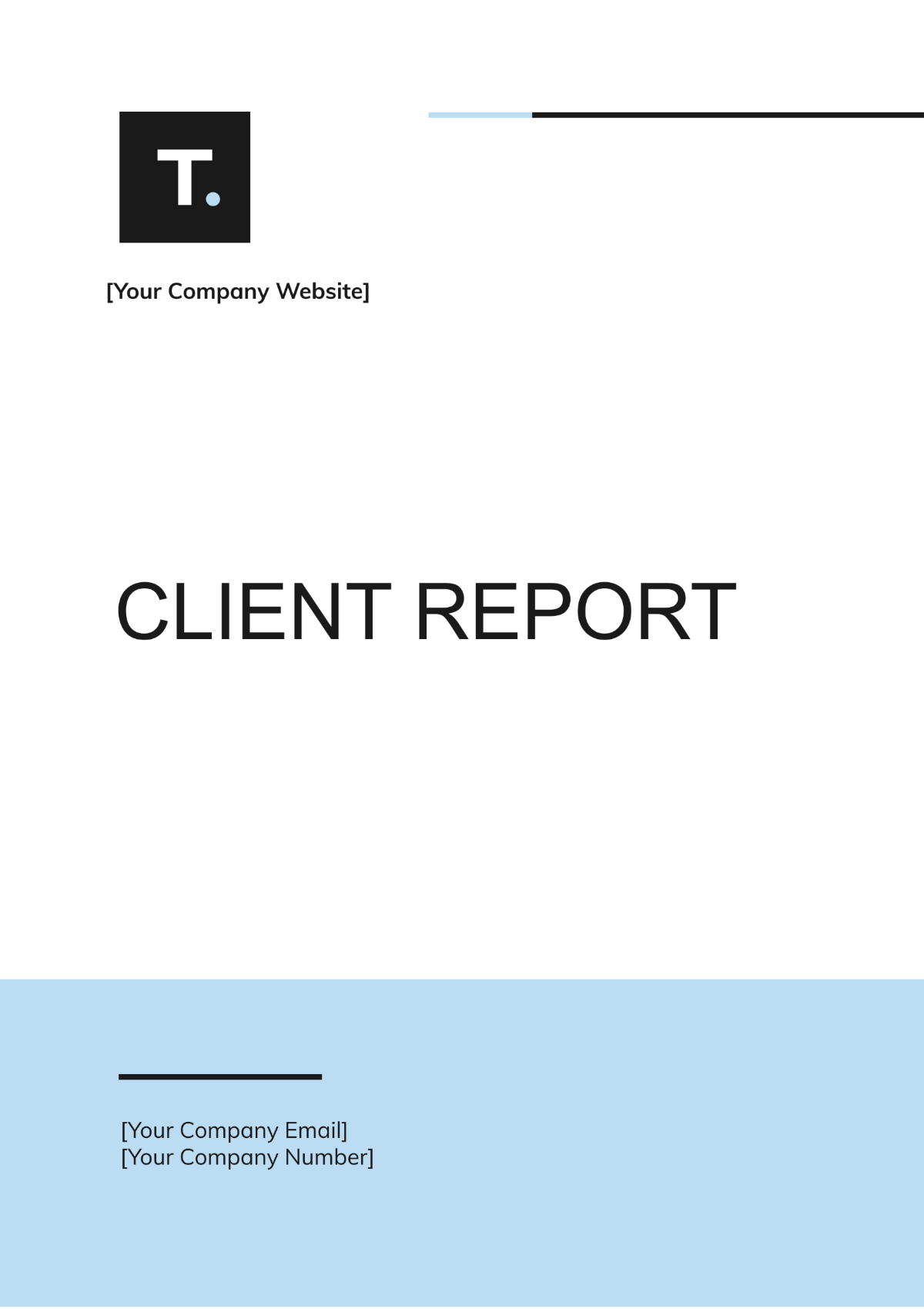 Client Report Template - Edit Online & Download