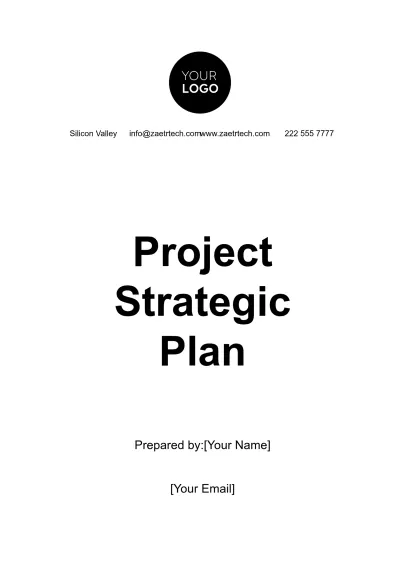 Free Project Strategic Plan Template to Edit Online