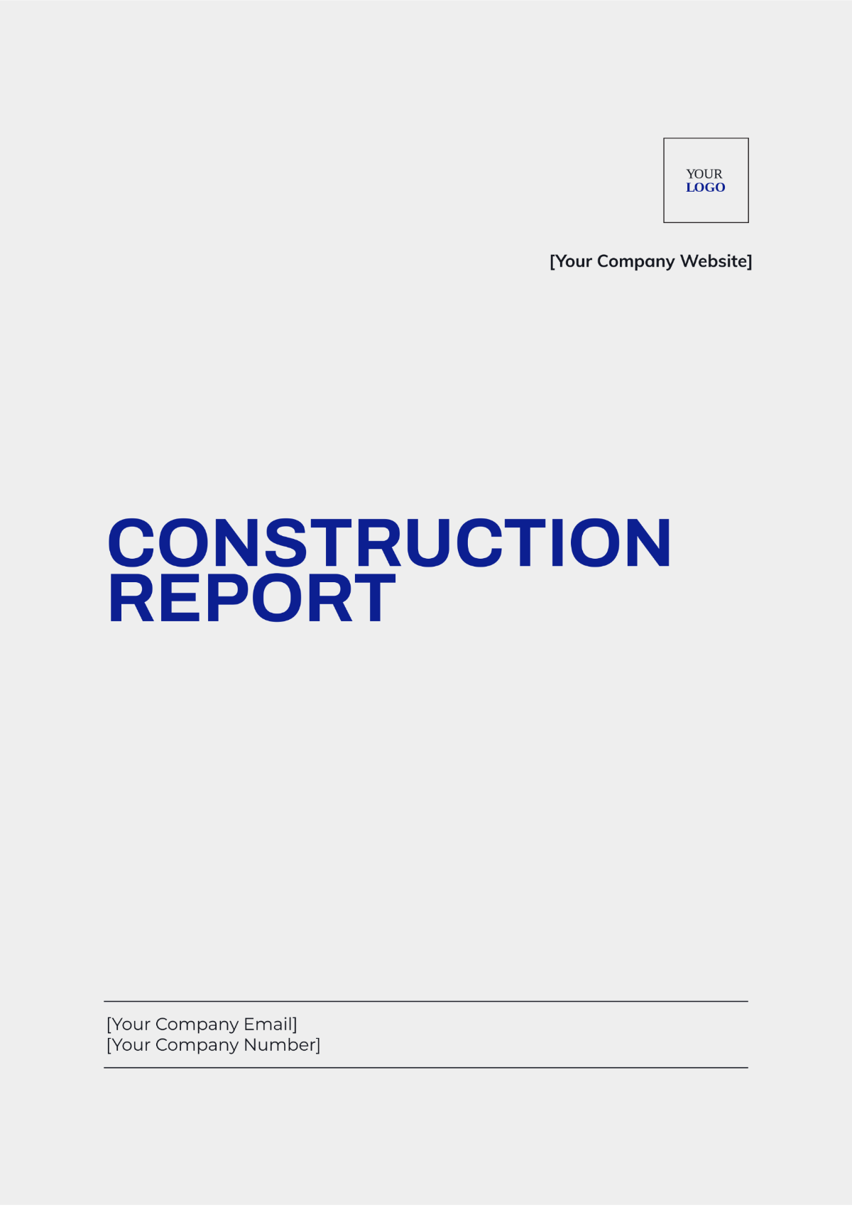 Construction Report Template - Edit Online & Download