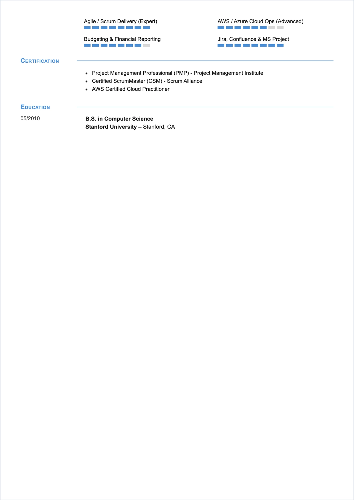 Free Professional ATS Resume Template with Cover Letter