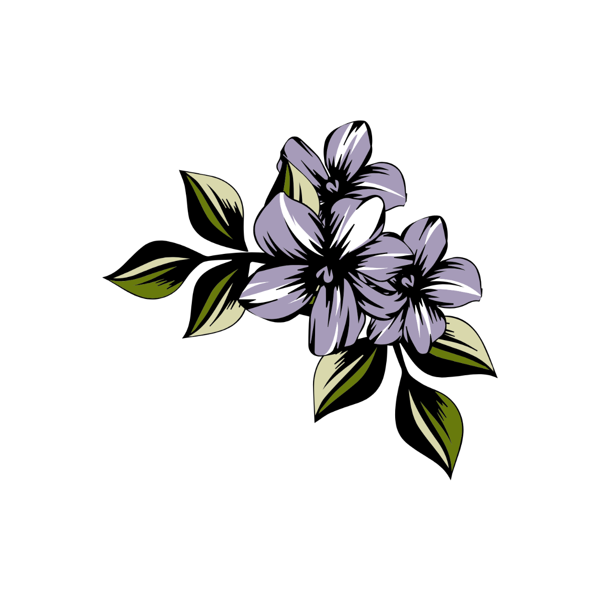 Vintage Flower Clipart - Edit Online  | Template.net