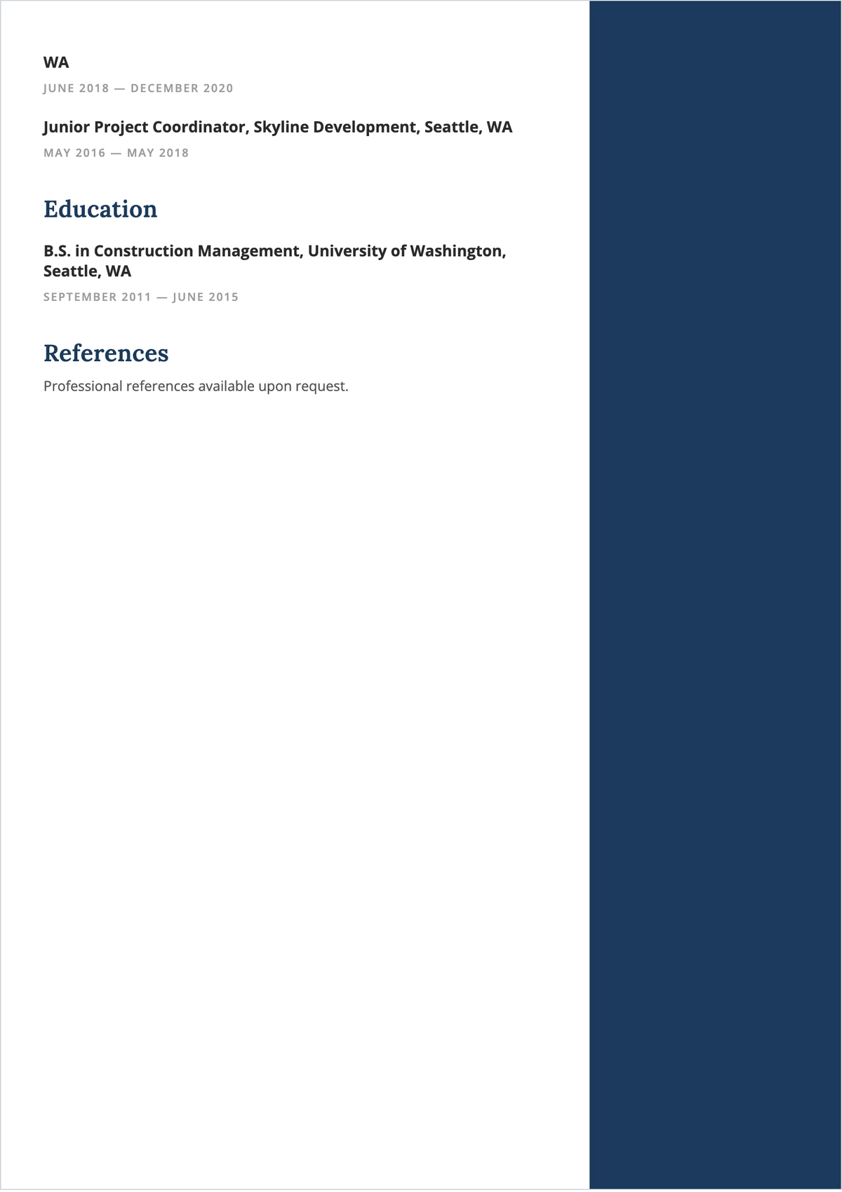 Free Functional Resume Format Template to Edit Online