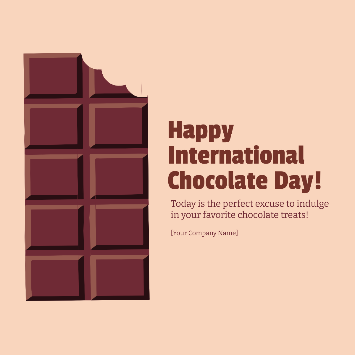 International Chocolate Day Template