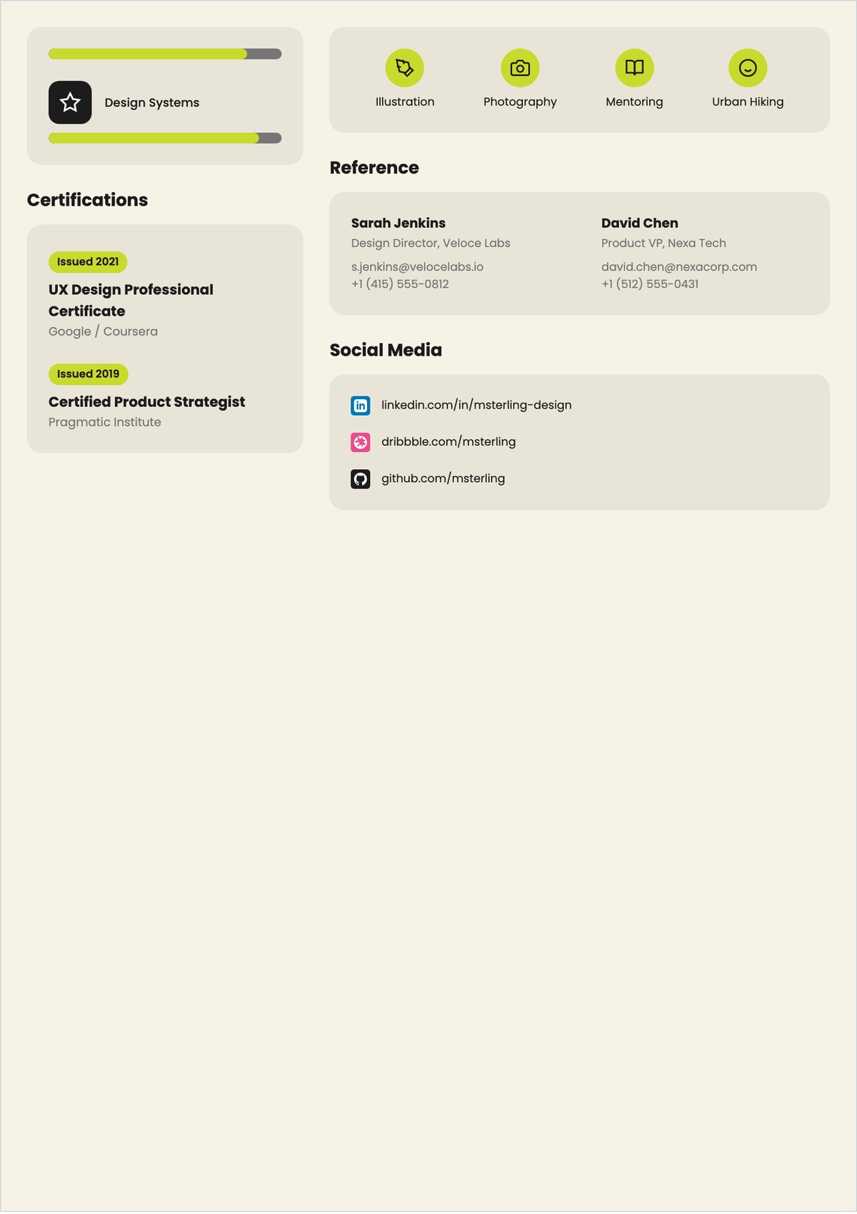 Free Product Designer ATS Resume Template, AI Resume Builder