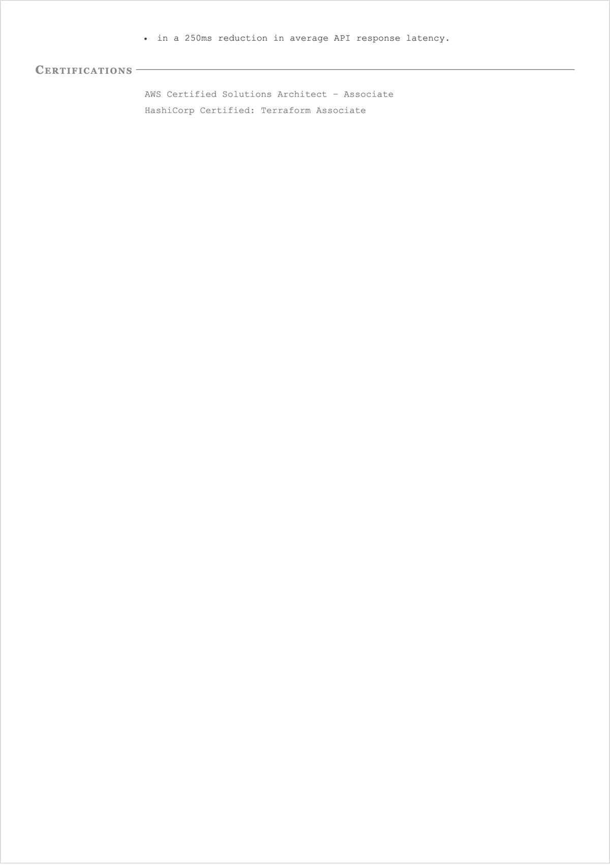 Free Computer Science ATS Resume Template, AI Resume Builder