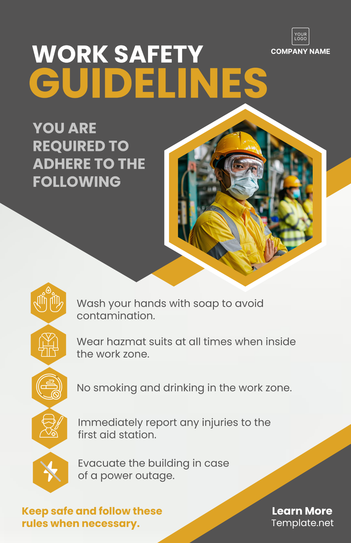 Free Health & Safety Poster Template