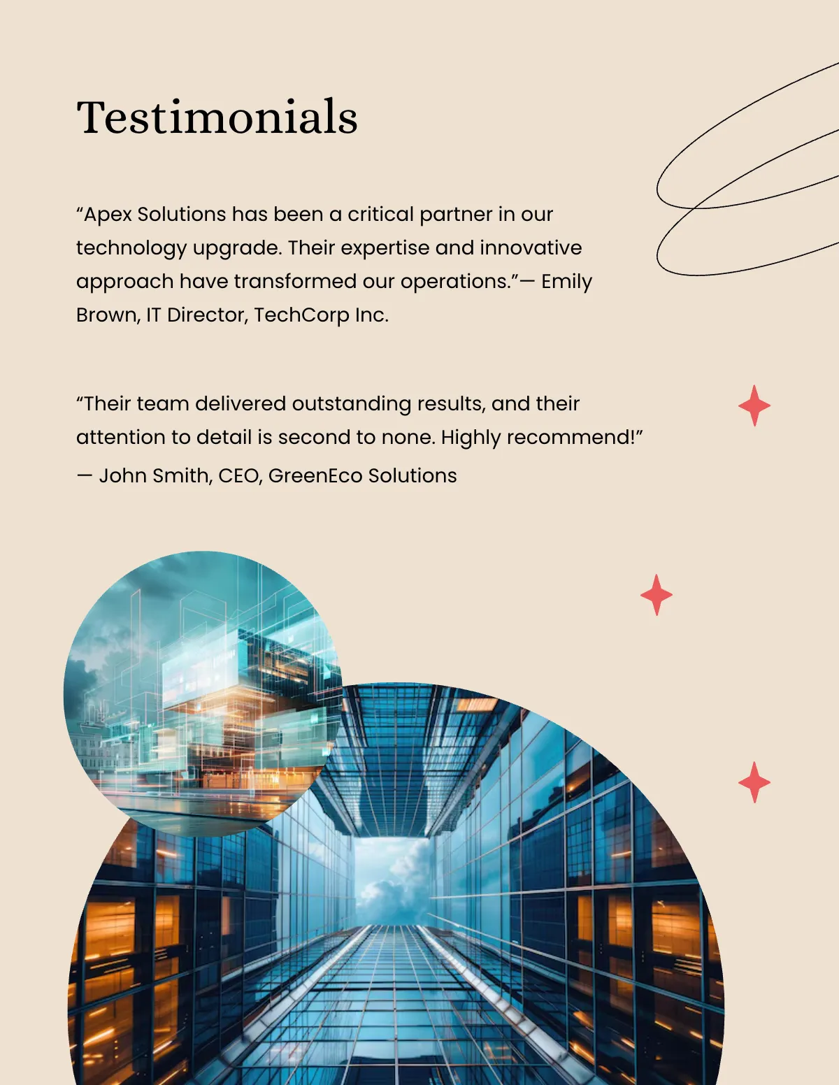 Free Client Portfolio Template to Edit Online