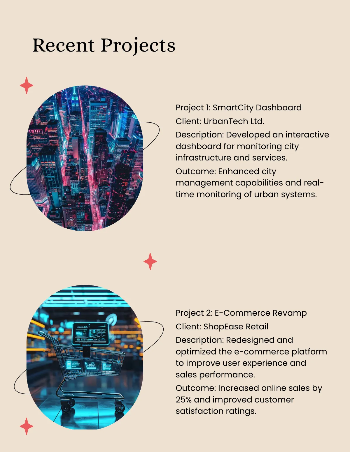 Free Client Portfolio Template to Edit Online