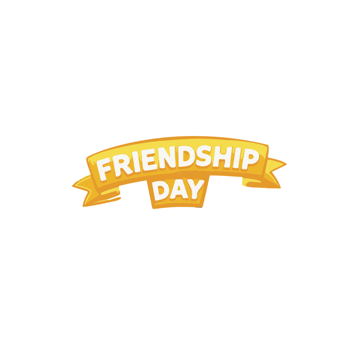 Friendship Day Banner Clipart - Edit Online | Template.net