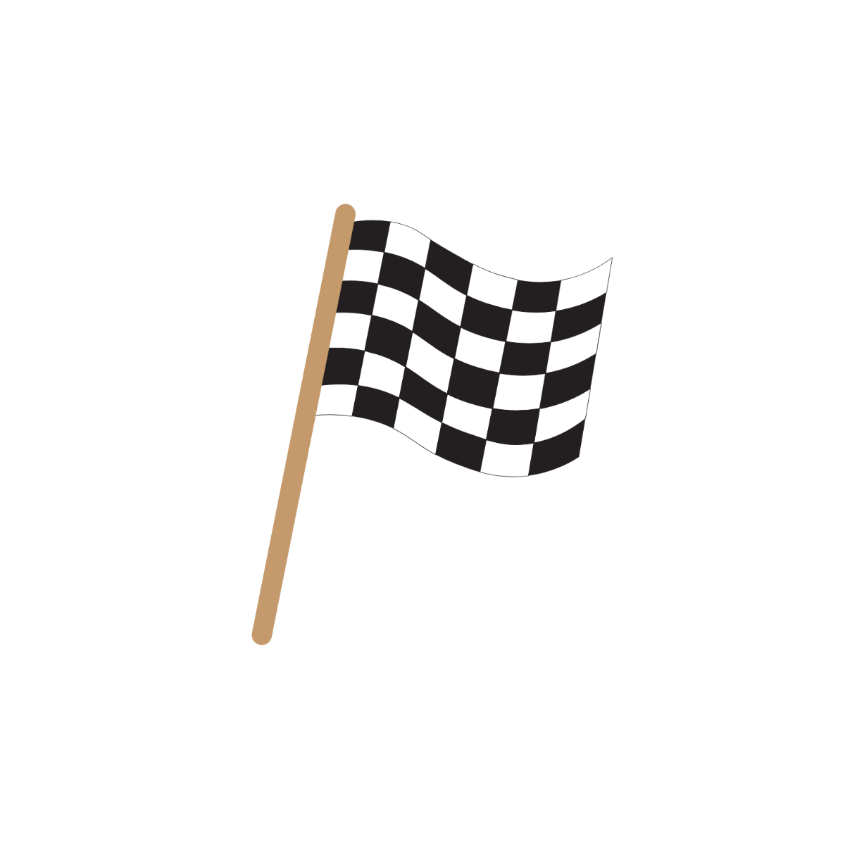 Classic Racing Flag Clipart - Edit Online | Template.net