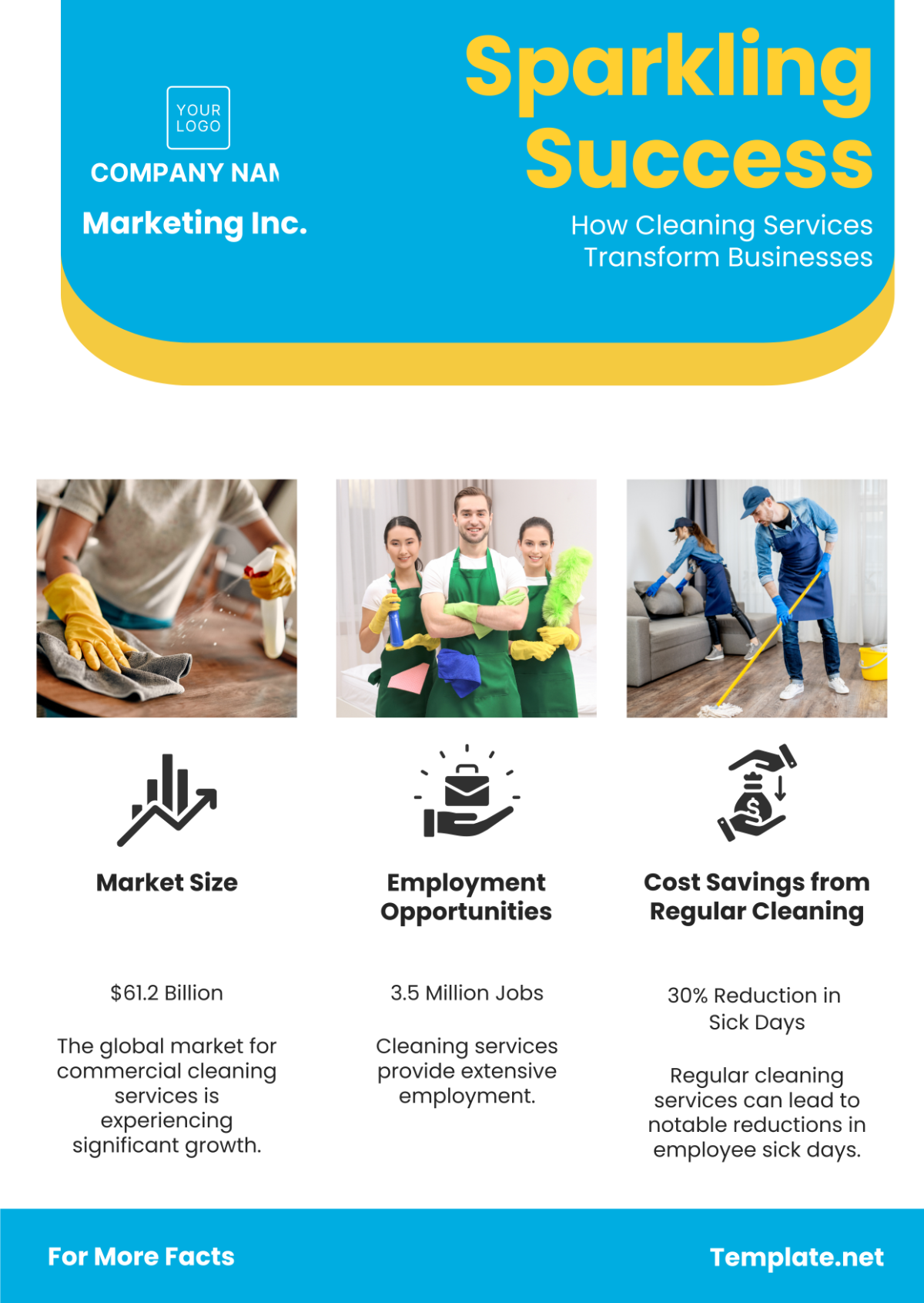 Cleaning Services Infographic Template - Edit Online & Download