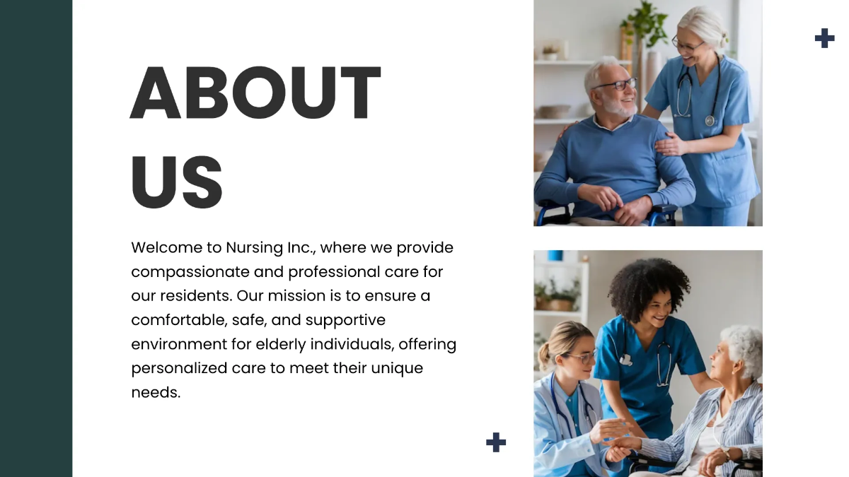 Free Nursing Home Presentation Template to Edit Online