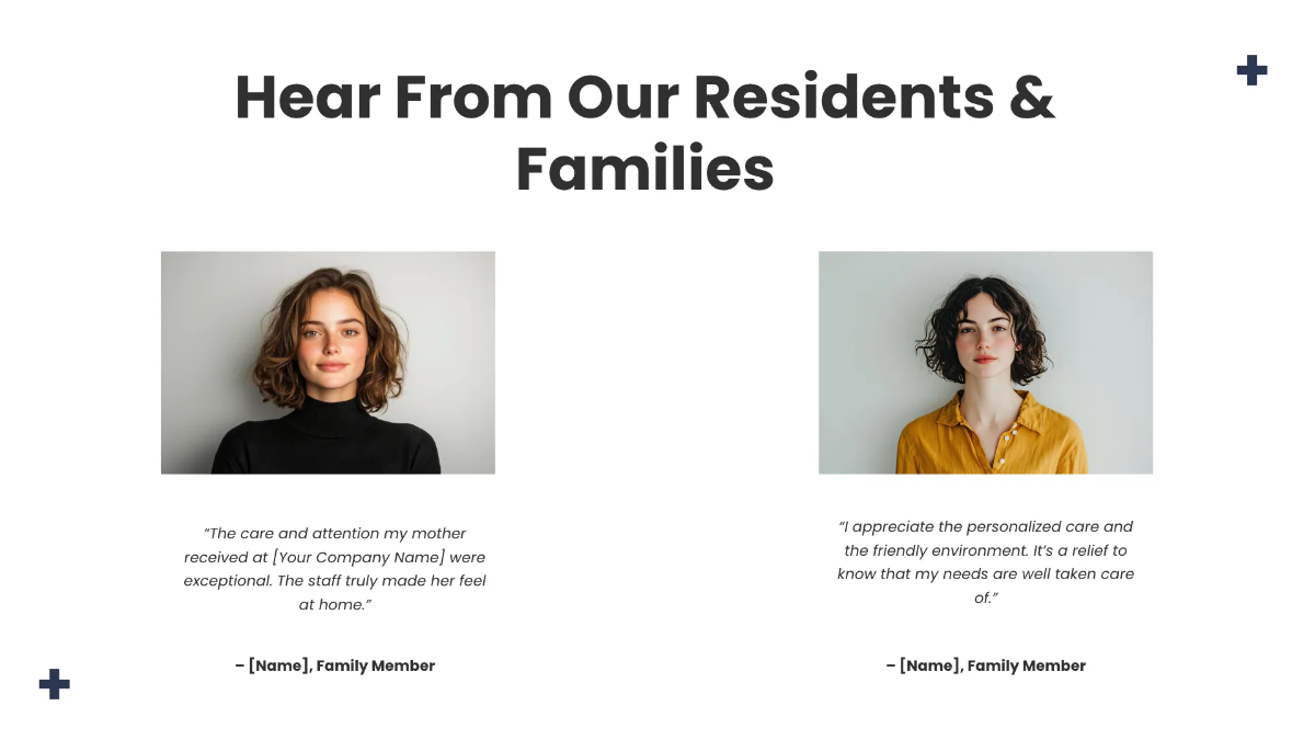 Free Nursing Home Presentation Template to Edit Online