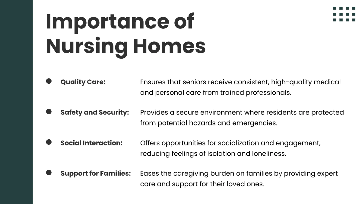 Free Nursing Home Presentation Template to Edit Online