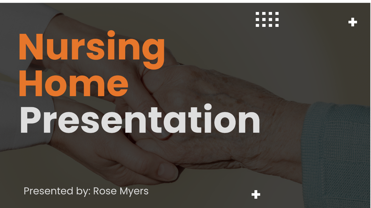 Nursing Home Presentation Template