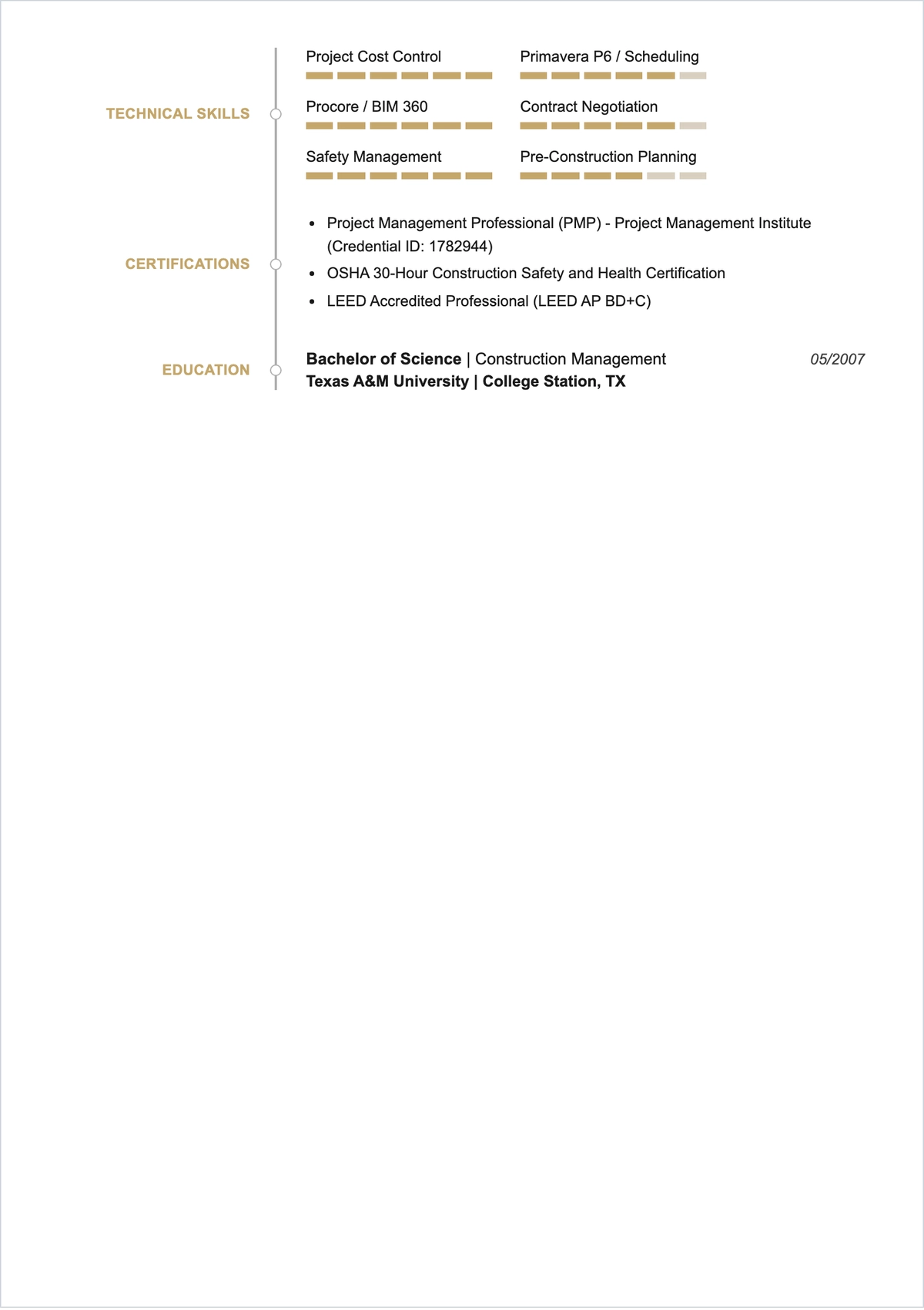 Free Simple Two-Page ATS Resume Template, AI Resume Builder