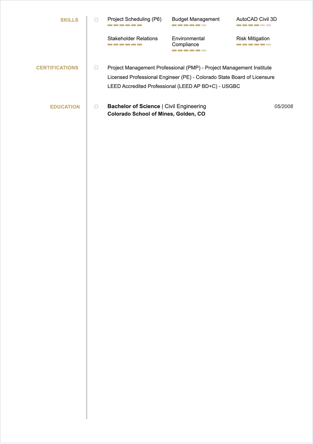 Free Two-Page ATS Resume Template, AI Resume Builder