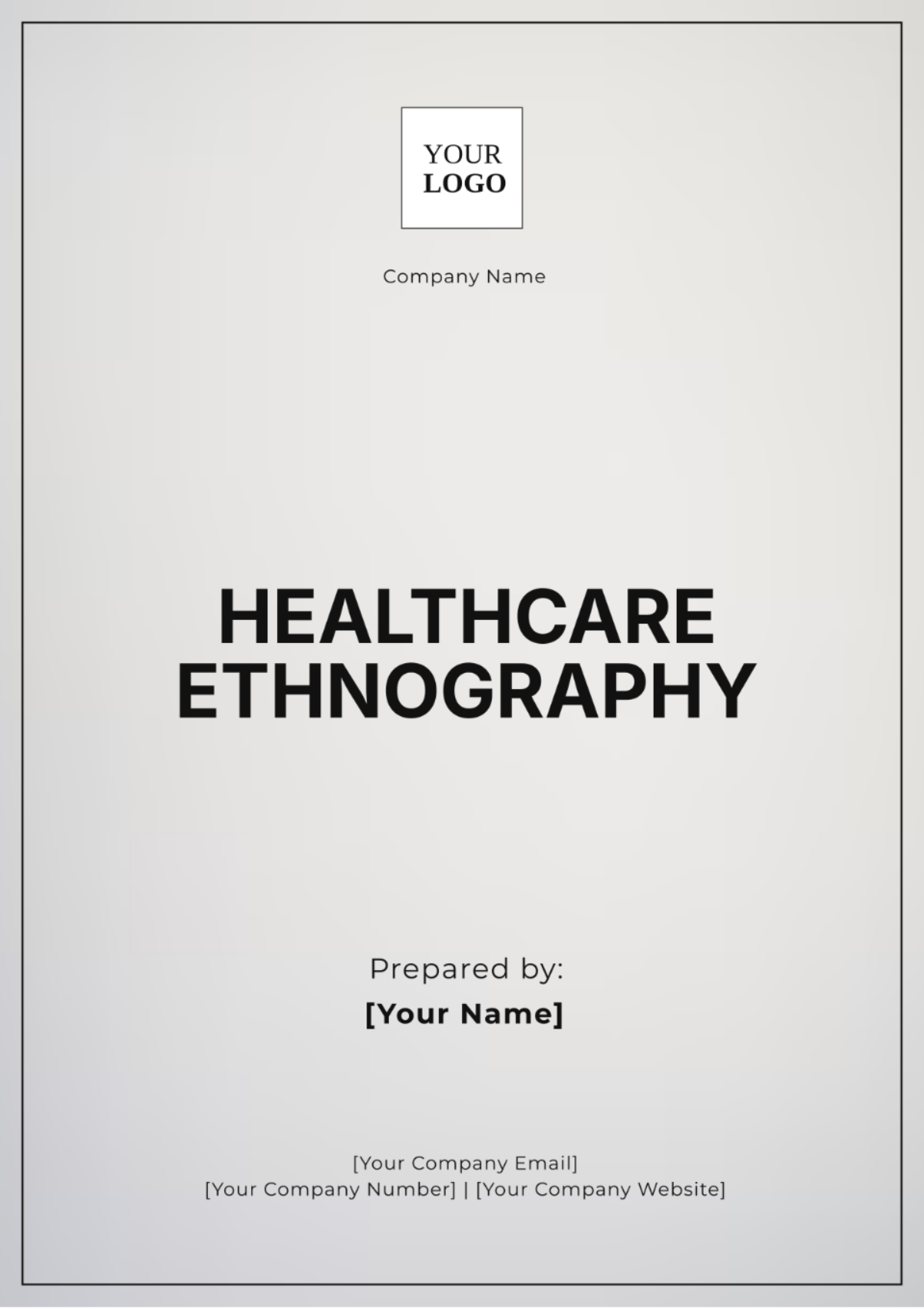 Healthcare Ethnography Template - Edit Online & Download