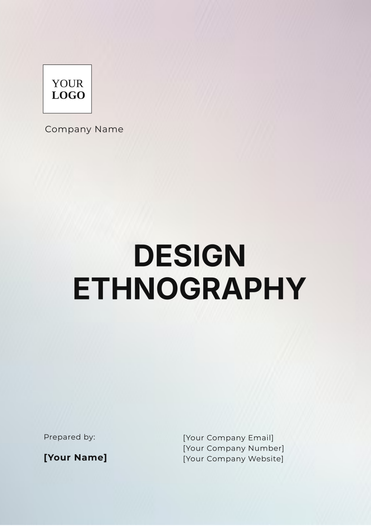 Design Ethnography Template - Edit Online & Download