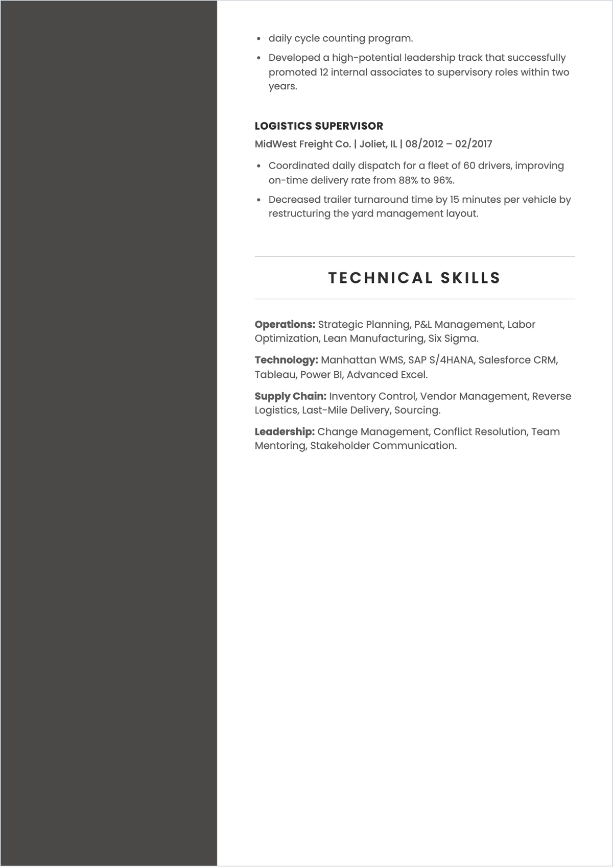 Free Resume Template for Professionals ATS Resume Template