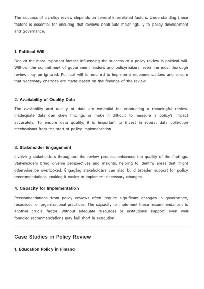Free Policy Review Journal Article Template to Edit Online