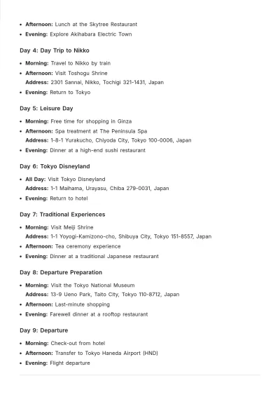 Free Trip Planner Template to Edit Online