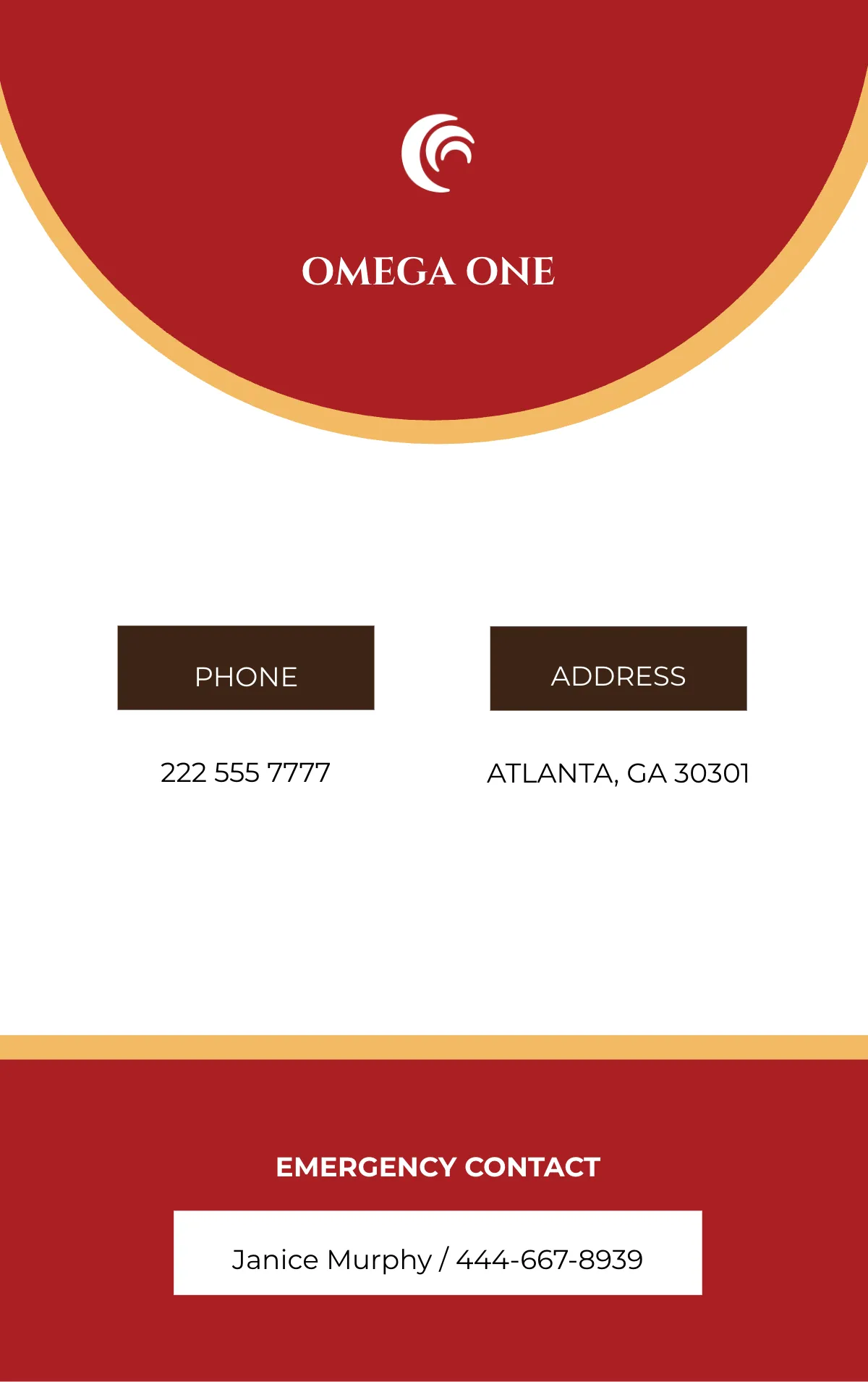 Free Name ID Card Template to Edit Online