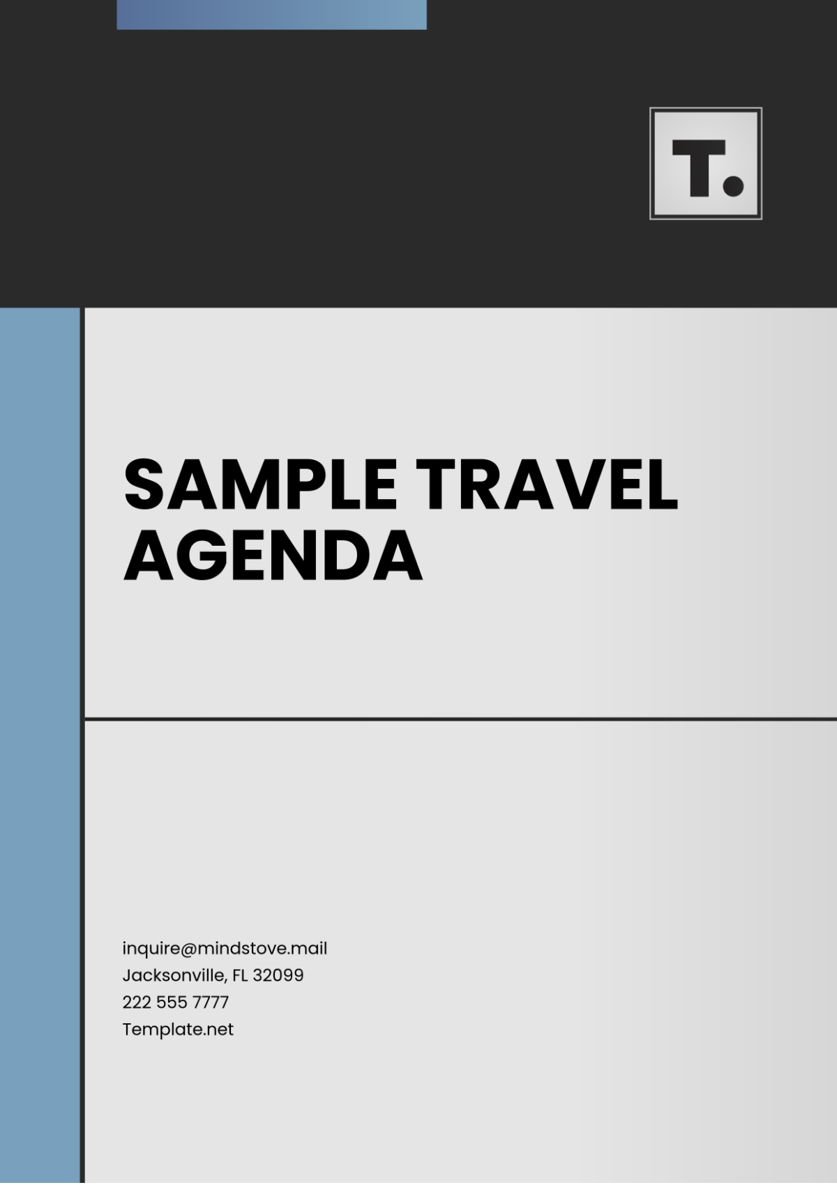 Sample Travel Agenda Template - Edit Online & Download