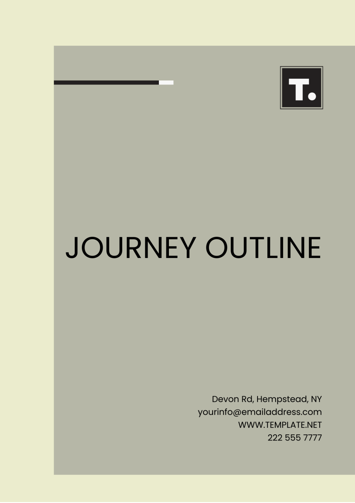 Journey Outline Template - Edit Online & Download