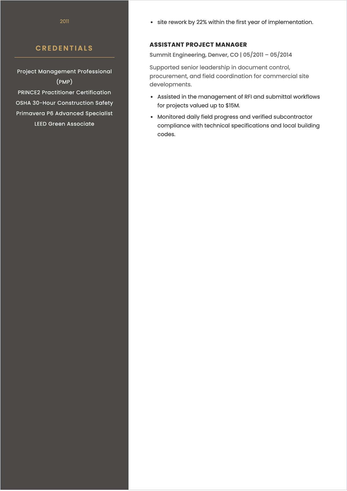Free ATS-Friendly Two-Page ATS Resume Template, AI Resume Builder